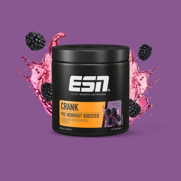 Crank Pre Workout Booster Blackberry smaak
