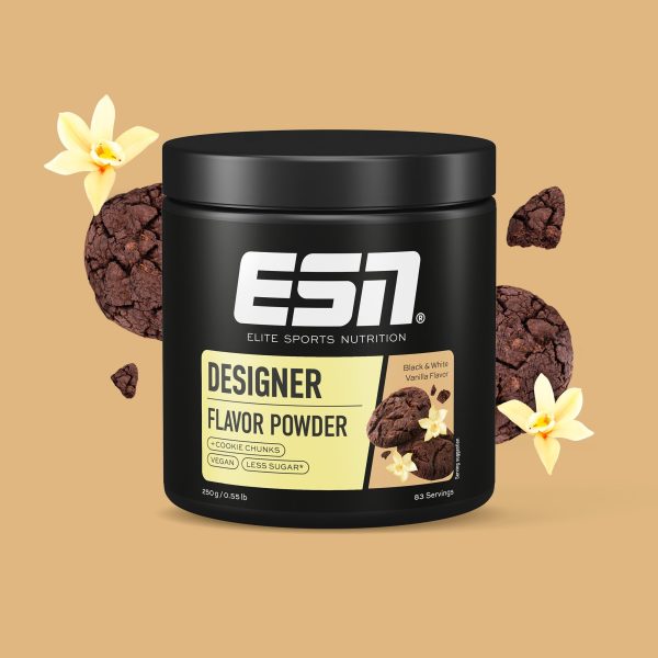 ESN Designer Flavor Powder Black en White Vanilla smaak