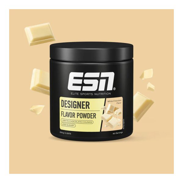 ESN Designer Flavor Powder in de smaak White Chocolate