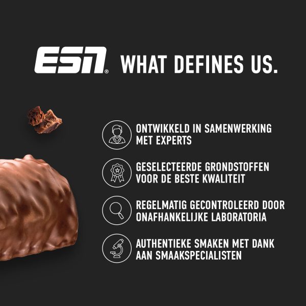 ESN designer Protein Bar what defines us banner